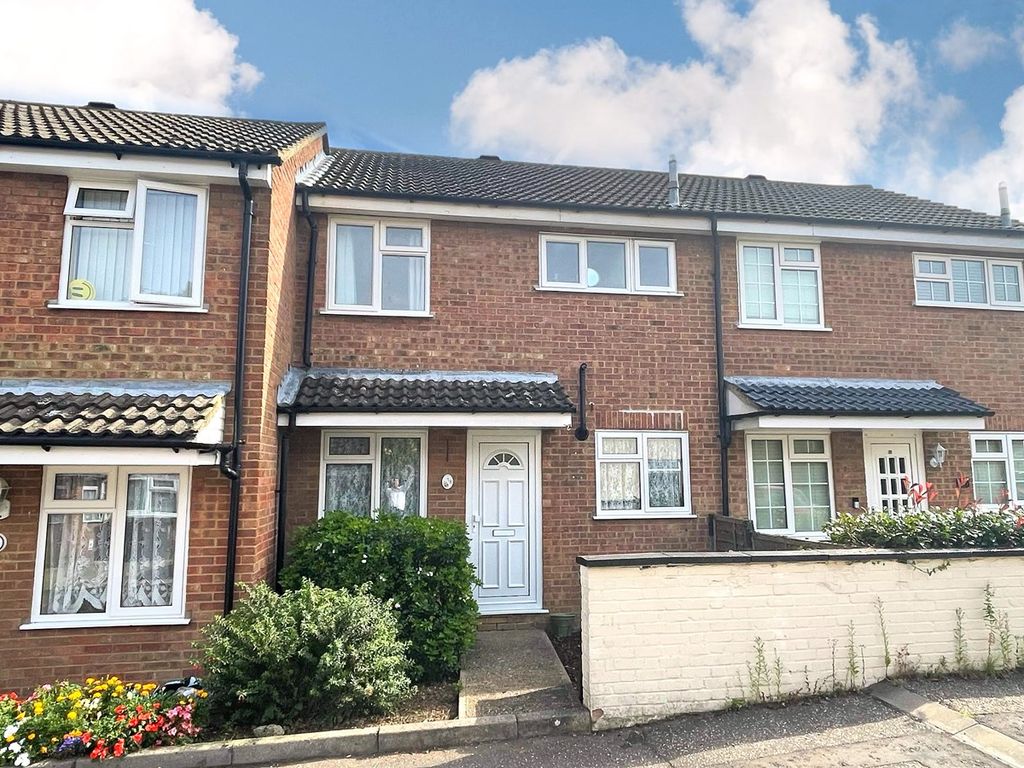 3 bed terraced house for sale in Crown Close, Sheering, Bishop's Stortford CM22, £350,000