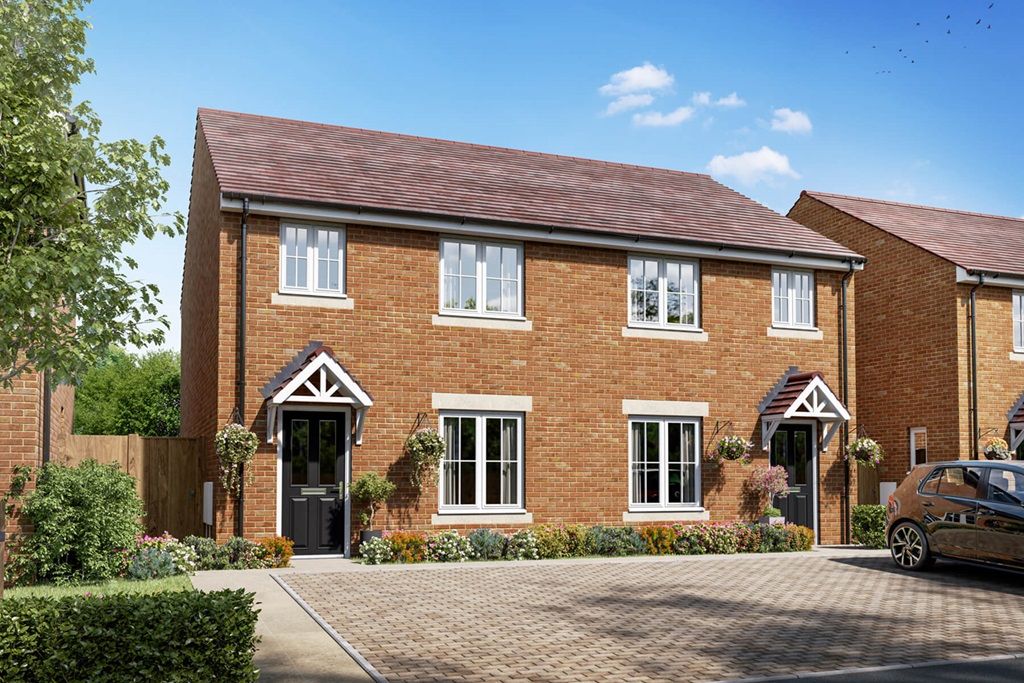 New home, 3 bed semi-detached house for sale in "The Flatford - Plot 119" at Shoreview, South West Of Park Farm, South Newsham Road, Blyth NE24, £214,995