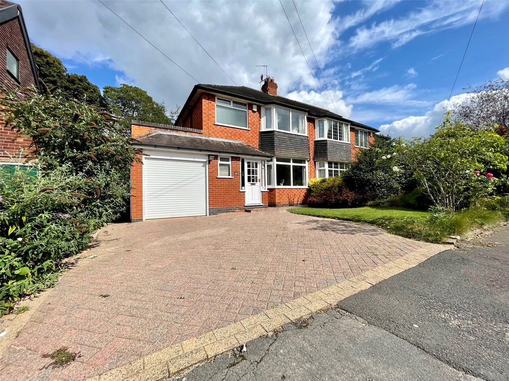 3 bed semi-detached house for sale in Bradbury Road, Solihull, West Midlands B92, £375,000