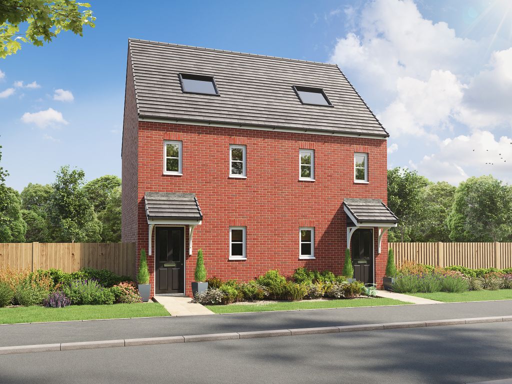 New home, 3 bed terraced house for sale in "The Epping" at Heritage Way, Llanharan, Pontyclun CF72, £214,995