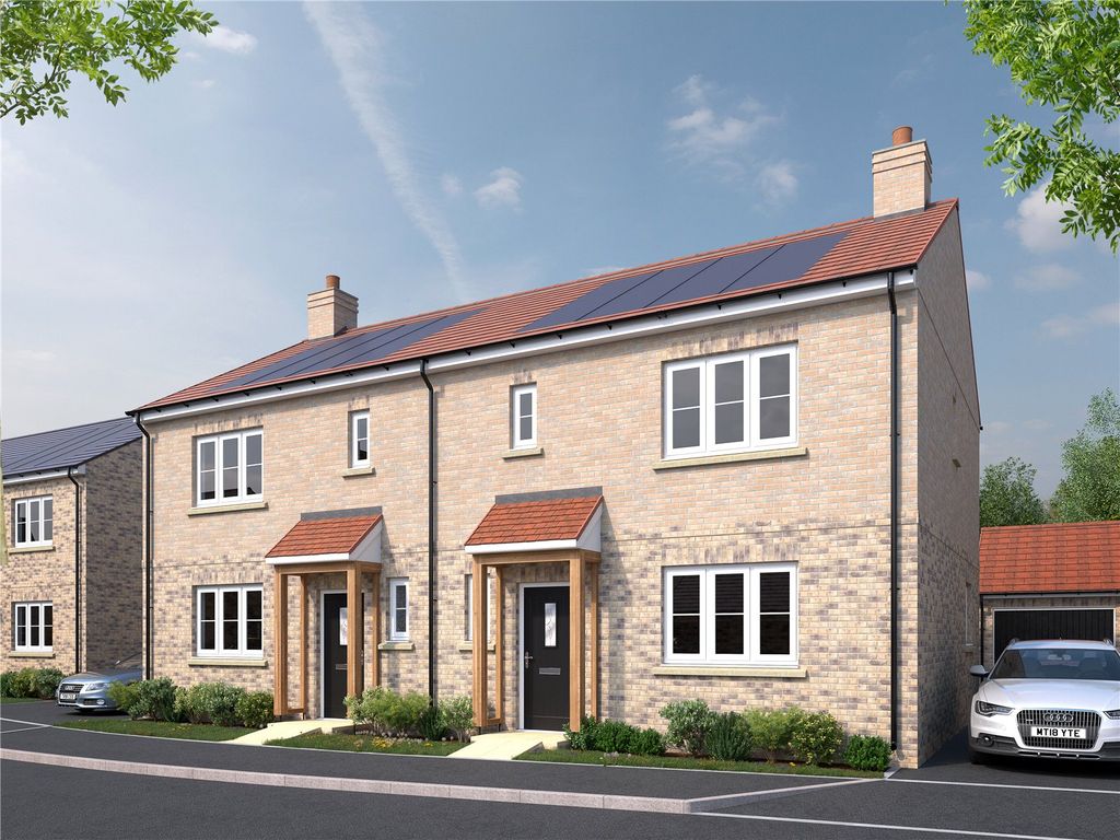 New home, 3 bed semi-detached house for sale in Woodlands Chase, Witchford, Main Street, Witchford CB6, £400,000