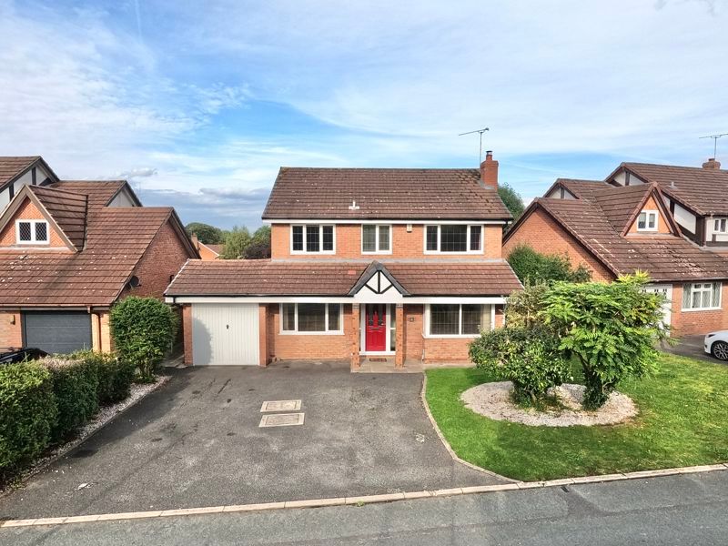 4 bed detached house for sale in Arley Place, Wistaston, Cheshire CW2, £395,000