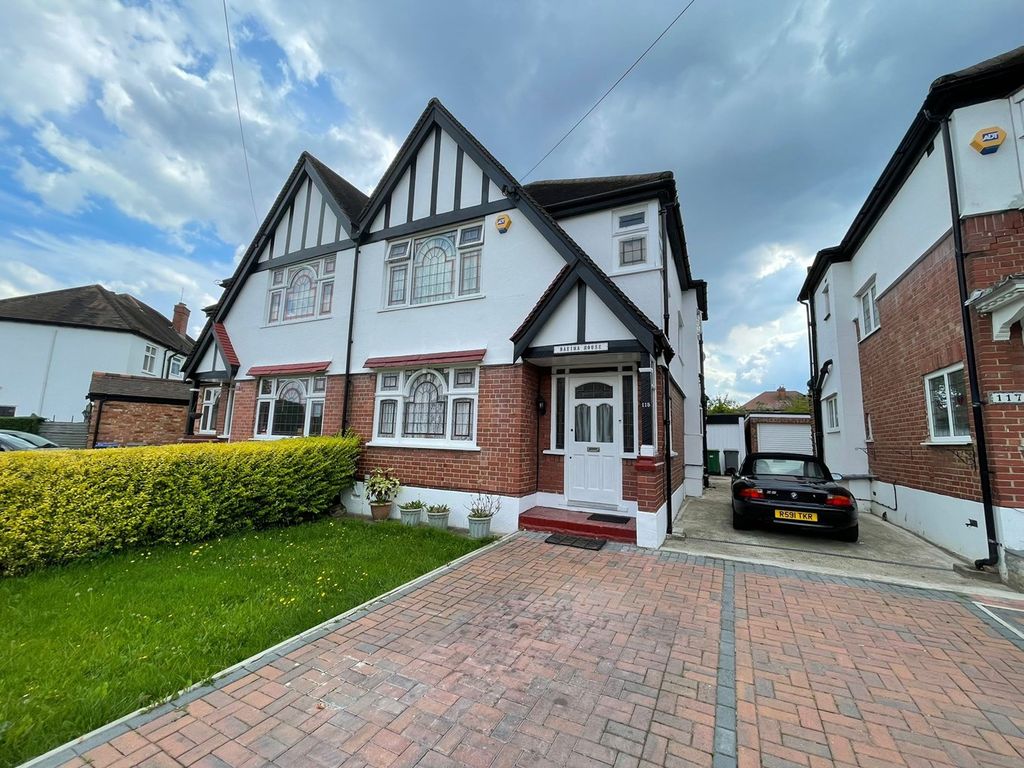 3 bed semi-detached house for sale in Abbotts Drive, Wembley HA0, £650,000