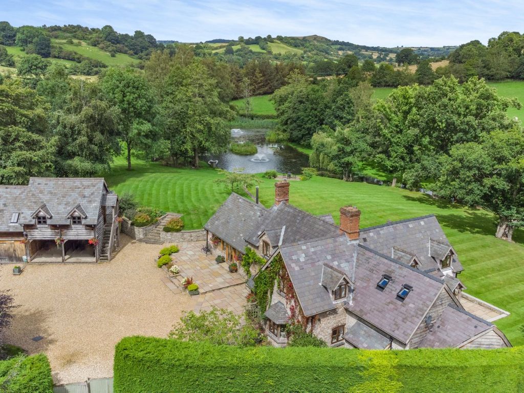 5 bed detached house for sale in Hyssington, Montgomery, Powys SY15, £1,795,000