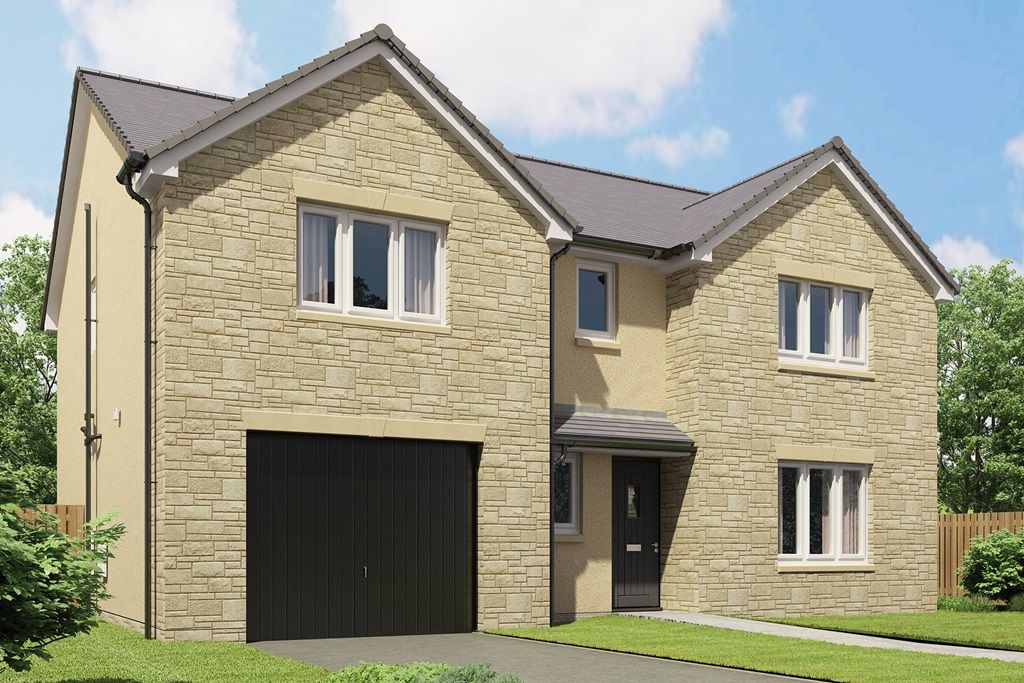 New home, 5 bed detached house for sale in "The Wallace - Plot 662" at Milton Bridge, Penicuik EH26, £462,000
