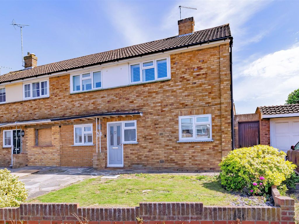 3 bed semi-detached house for sale in Knights Walk, Abridge, Romford RM4, £550,000