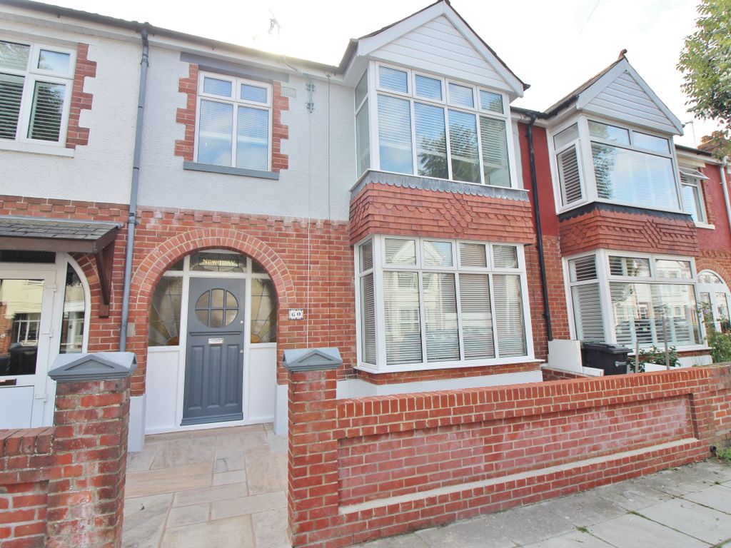 4 bed terraced house for sale in Amberley Road, Portsmouth PO2, £389,950