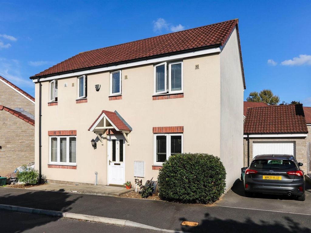3 bed detached house for sale in Orchid Way, Writhlington, Radstock BA3, £325,000