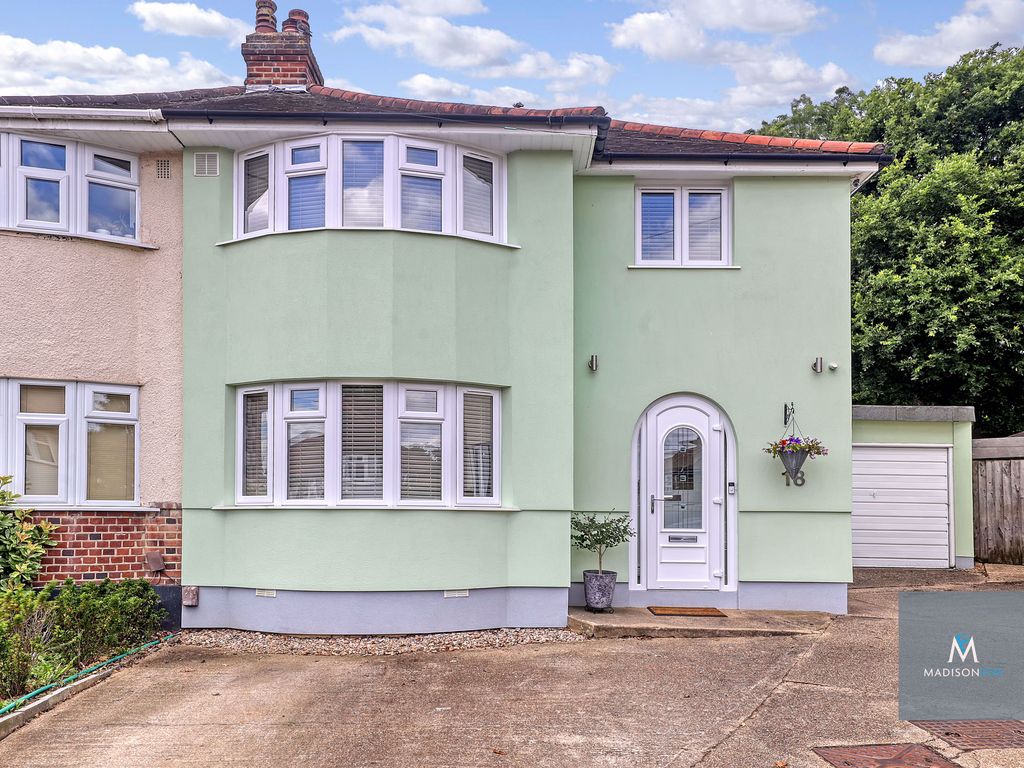 3 bed semi-detached house for sale in Alderton Way, Loughton, Essex IG10, £750,000