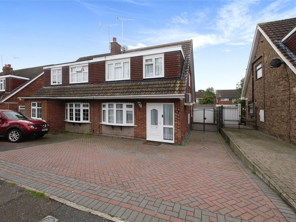 3 bed semi-detached house for sale in Magnolia Way, Pilgrims Hatch, Brentwood, Essex CM15, £425,000