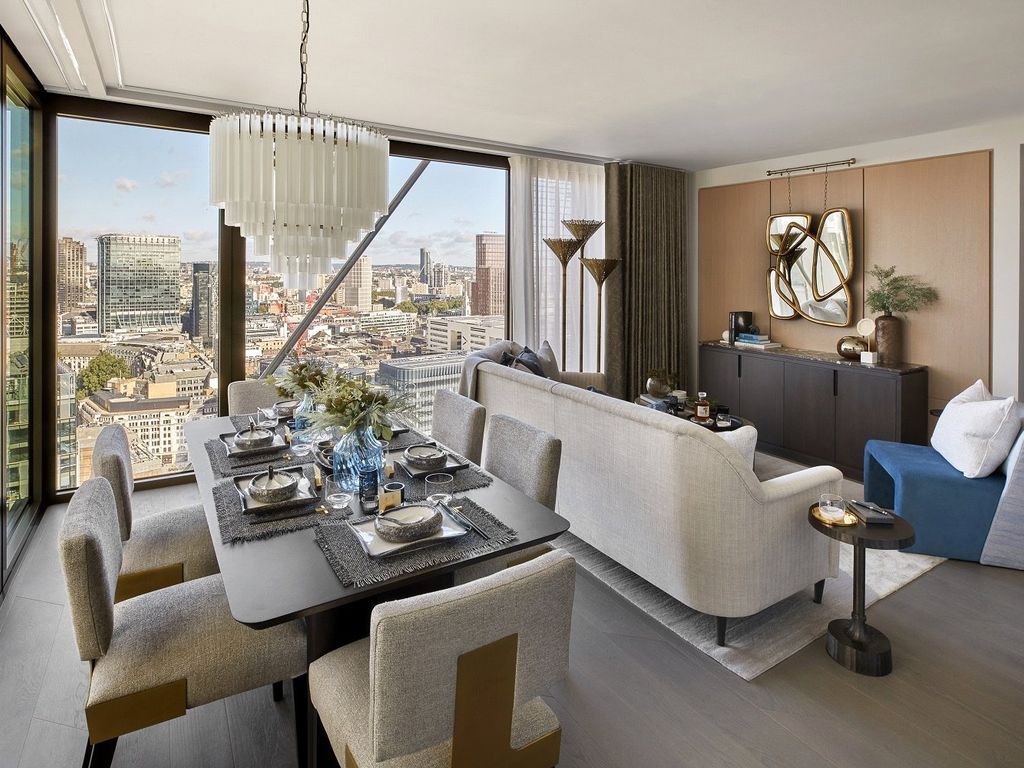 New home, 2 bed flat for sale in One Bishopsgate Plaza, 80 Houndsditch, City Of London EC3A, £2,440,000