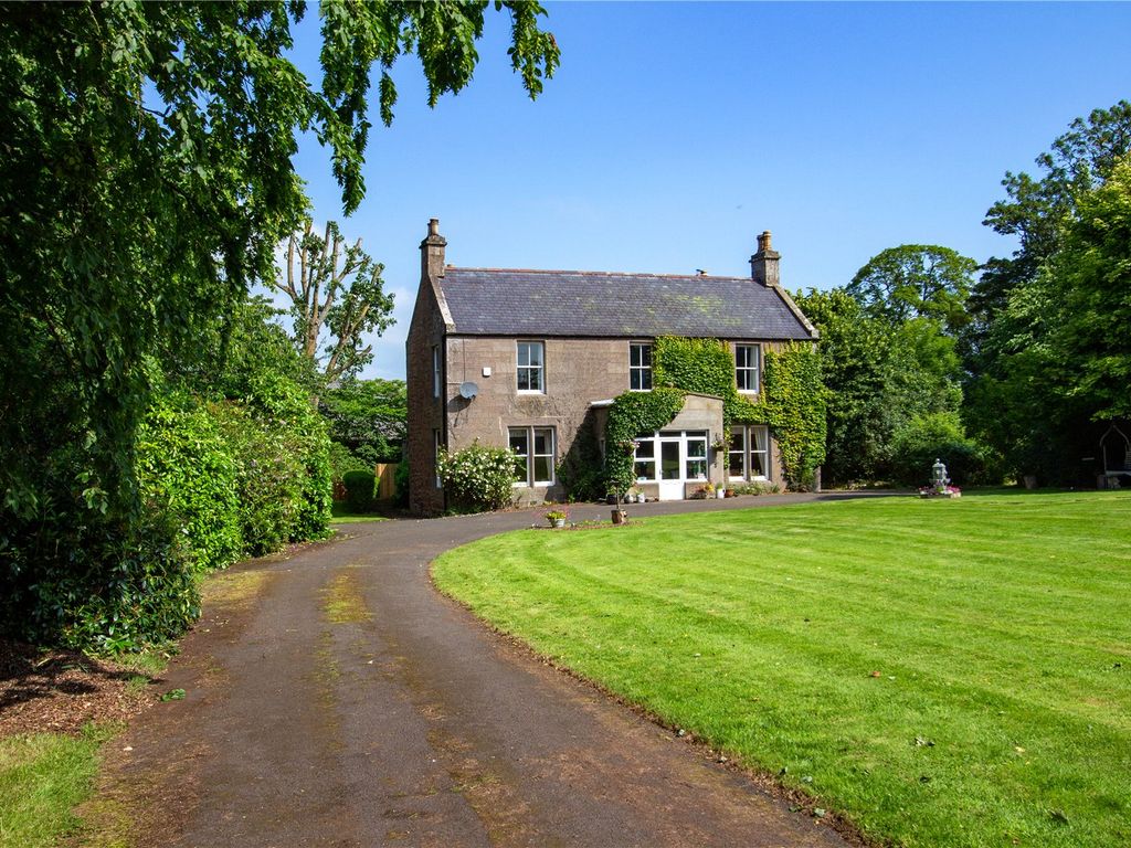 5 bed detached house for sale in Langhaugh Farmhouse, By Brechin, Angus DD9, £570,000