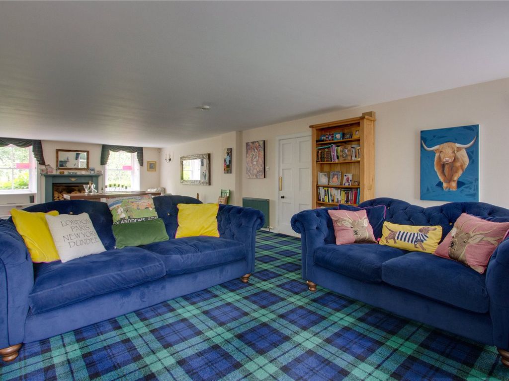 5 bed detached house for sale in Langhaugh Farmhouse, By Brechin, Angus DD9, £570,000