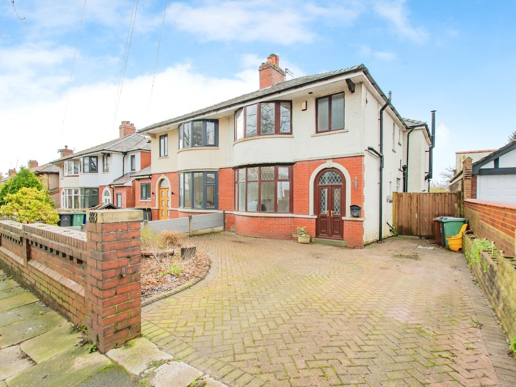 3 bed semi-detached house for sale in Walmersley Road, Walmersley, Bury, Greater Manchester BL9, £330,000