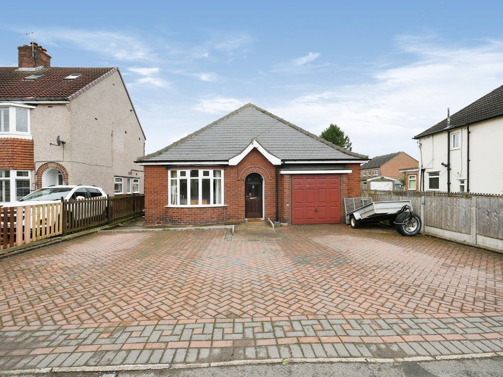 3 bed bungalow for sale in Manor Road, Brimington, Chesterfield, Derbyshire S43, £350,000