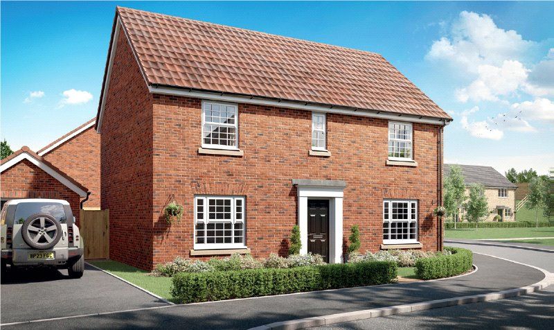 New home, 4 bed detached house for sale in Bourne Road, Colsterworth, Grantham, Lincolnshire NG33, £450,000