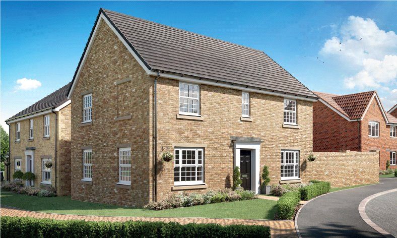 New home, 4 bed detached house for sale in Bourne Road, Colsterworth, Grantham, Lincolnshire NG33, £450,000