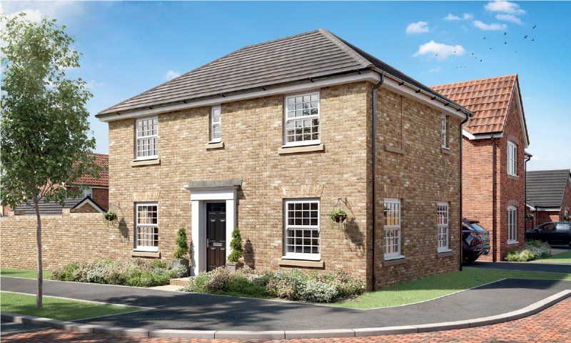 New home, 3 bed detached house for sale in Bourne Road, Colsterworth, Grantham, Lincolnshire NG33, £332,500