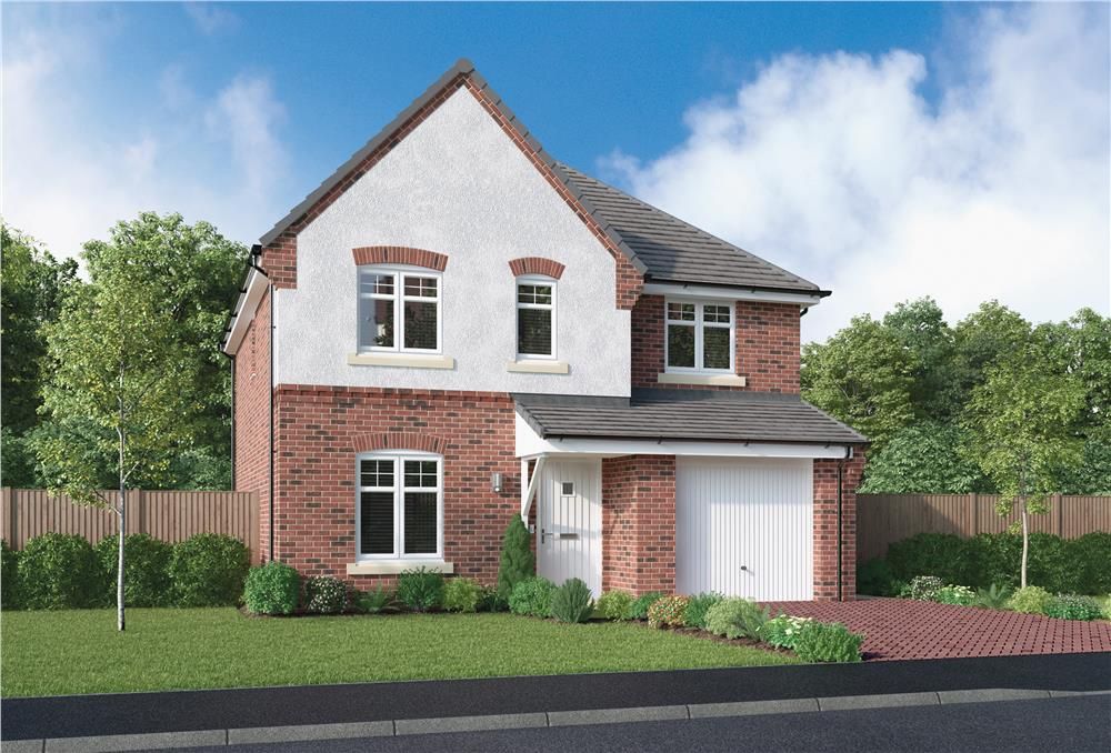 New home, 4 bed detached house for sale in "The Skywood" at Western Way, Ryton NE40, £306,950