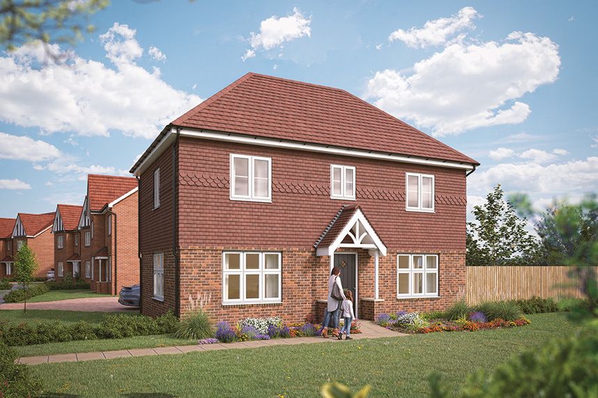 New home, 3 bed detached house for sale in "The Spruce" at Hamstreet, Ashford TN26, £449,995