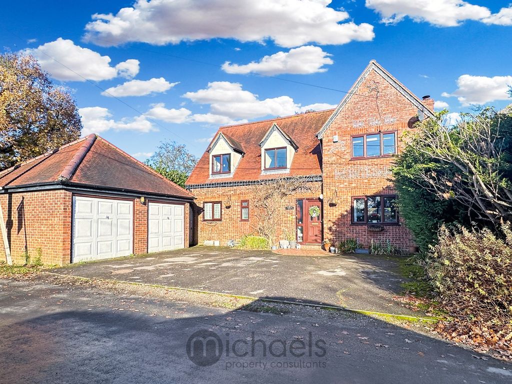 4 bed detached house for sale in Mill Road, Boxted, Colchester CO4, £550,000