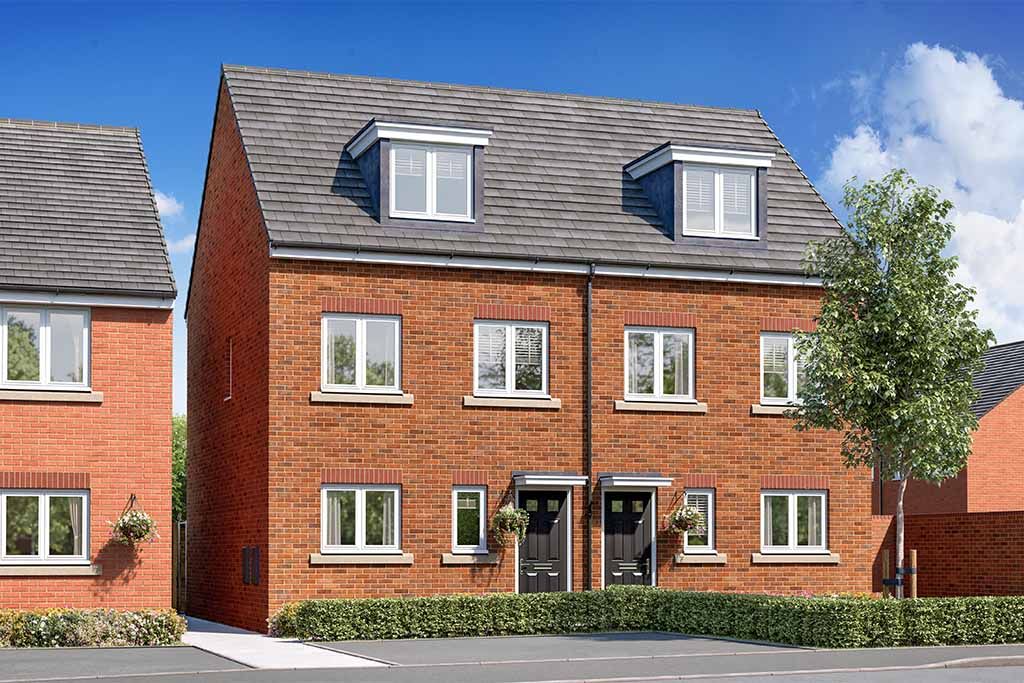 New home, 3 bed semi-detached house for sale in "The Bamburgh" at Biddulph Road, Stoke-On-Trent ST6, £237,995