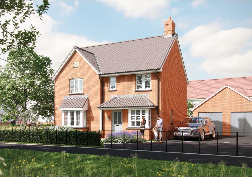 New home, 4 bed detached house for sale in Mattravers Way, Taunton TA1, £525,000