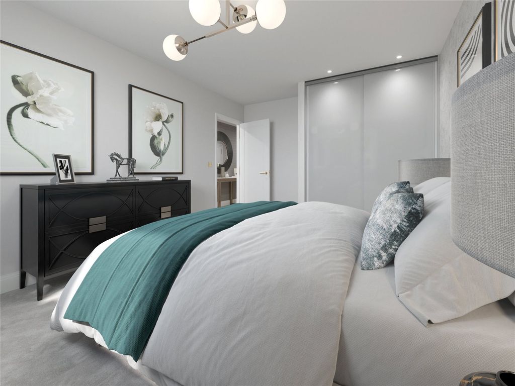 New home, 2 bed flat for sale in Oaklands House, Oaklands Park, 2 Littleworth Road KT10, £575,000