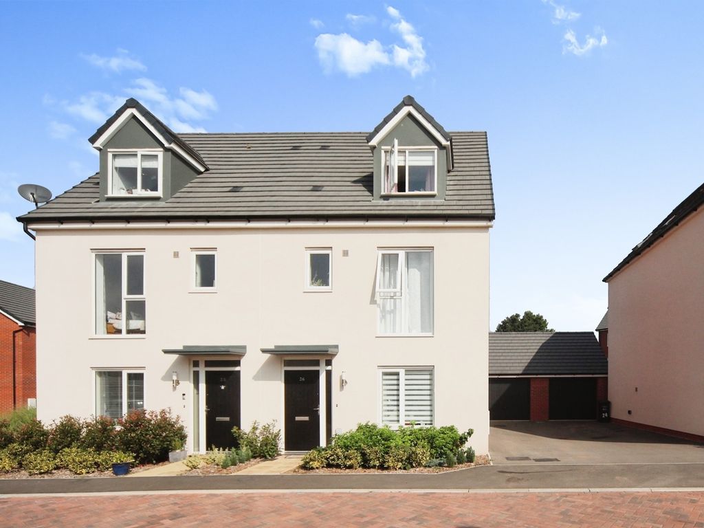 4 bed semi-detached house for sale in Jeffords Close, Norton Fitzwarren, Taunton TA2, £375,000