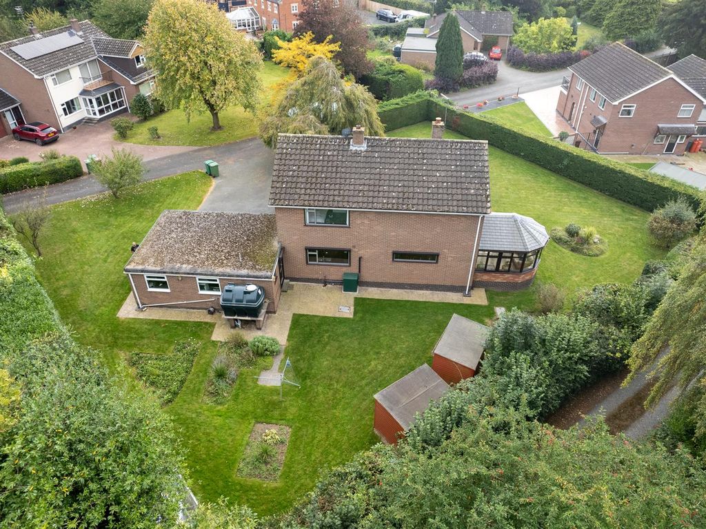 3 bed detached house for sale in Stonehouse Drive, West Felton, Oswestry SY11, £465,000