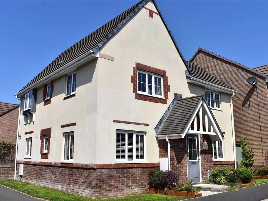 New home, 4 bed detached house for sale in Bryn Uchaf, Bryn, Llanelli SA14, £285,000