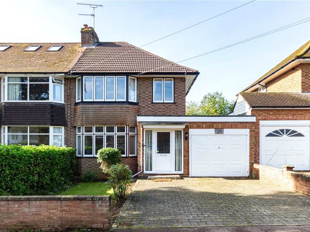 3 bed semi-detached house for sale in Bettespol Meadows, Redbourn, St. Albans, Hertfordshire AL3, £600,000