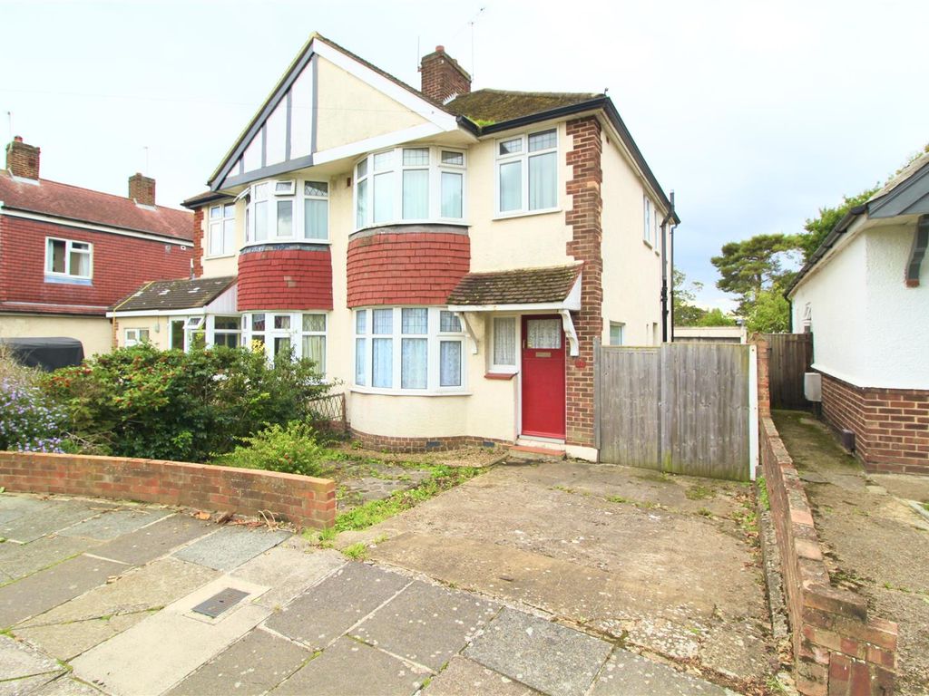3 bed semi-detached house for sale in Barnham Road, Greenford UB6, £600,000