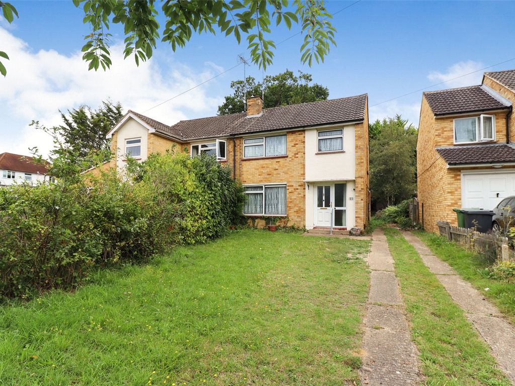 3 bed semi-detached house for sale in Hawthorn Road, Frimley, Camberley, Surrey GU16, £375,000