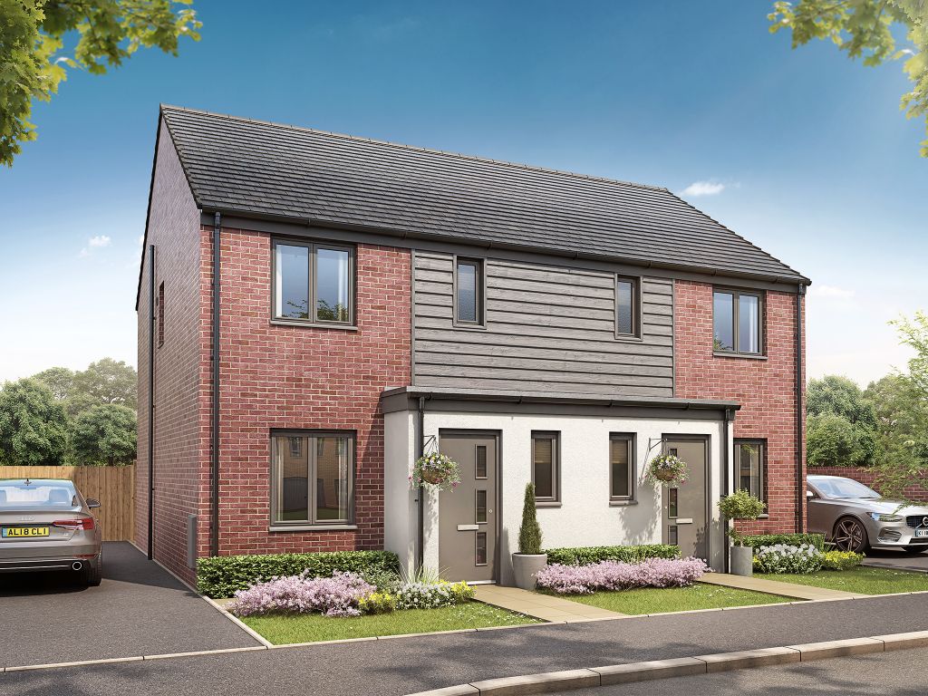 New home, 3 bed semi-detached house for sale in "The Barton" at Primrose Lane, Newcastle Upon Tyne NE13, £229,950
