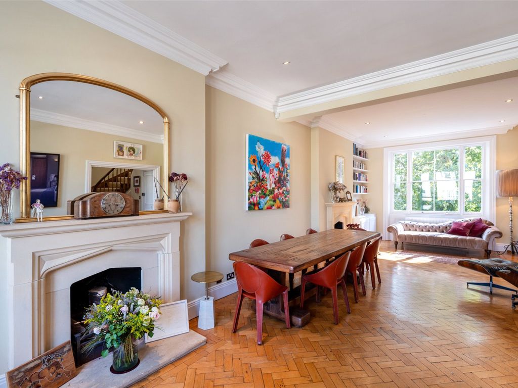 4 bed flat for sale in King Henrys Road, Primrose Hill, London NW3, £2,950,000