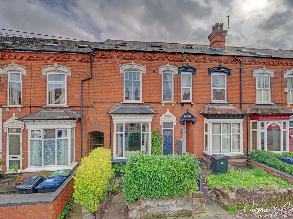 4 bed terraced house for sale in Mary Vale Road, Bournville, Birmingham B30, £435,000