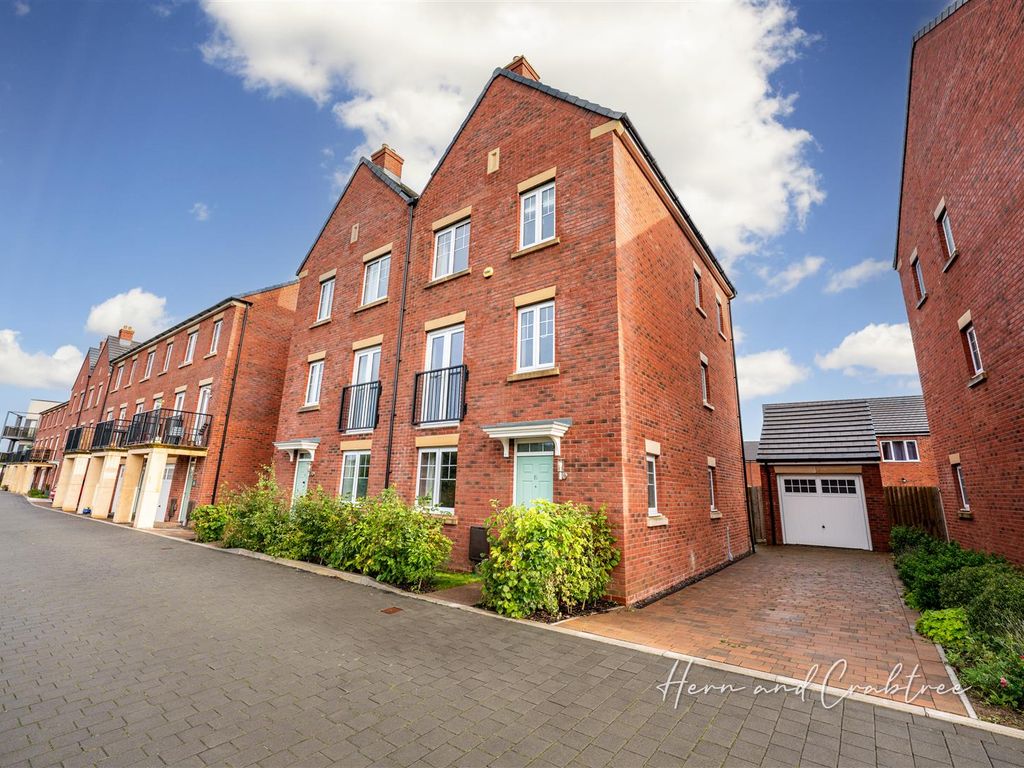 4 bed town house for sale in Paul Williams Walk, The Mill, Canton, Cardiff CF11, £370,000