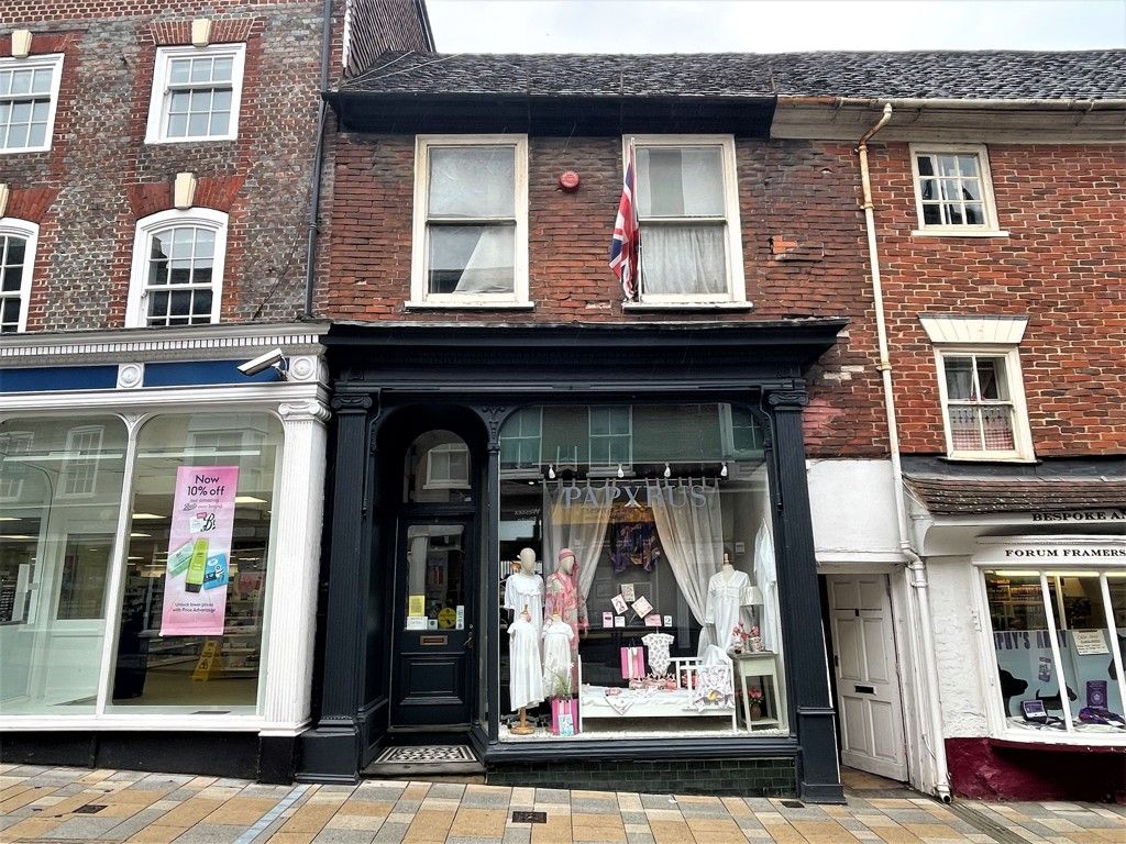 Retail premises to let in Papyrus, 8 Salisbury Street, Blandford Forum, Dorset DT11, £17,500 pa