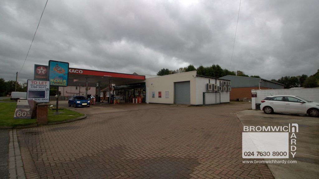 Light industrial to let in Eastwoods Service Station, Ashby Road, Stapleton, Leicester, Leicestershire LE9, £38,000 pa