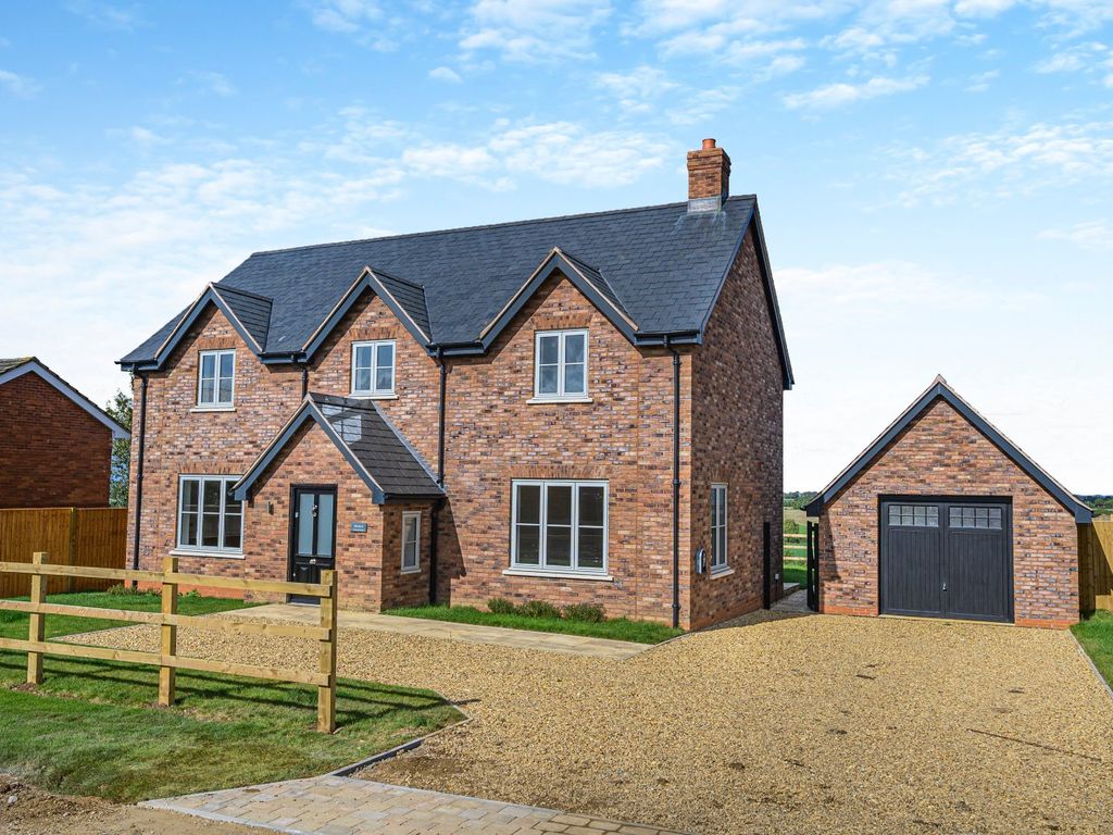 New home, 4 bed detached house for sale in Hillfield Cottage, Meadow View, Welford Road, Knaptoft, Leicestershire LE17, £725,000