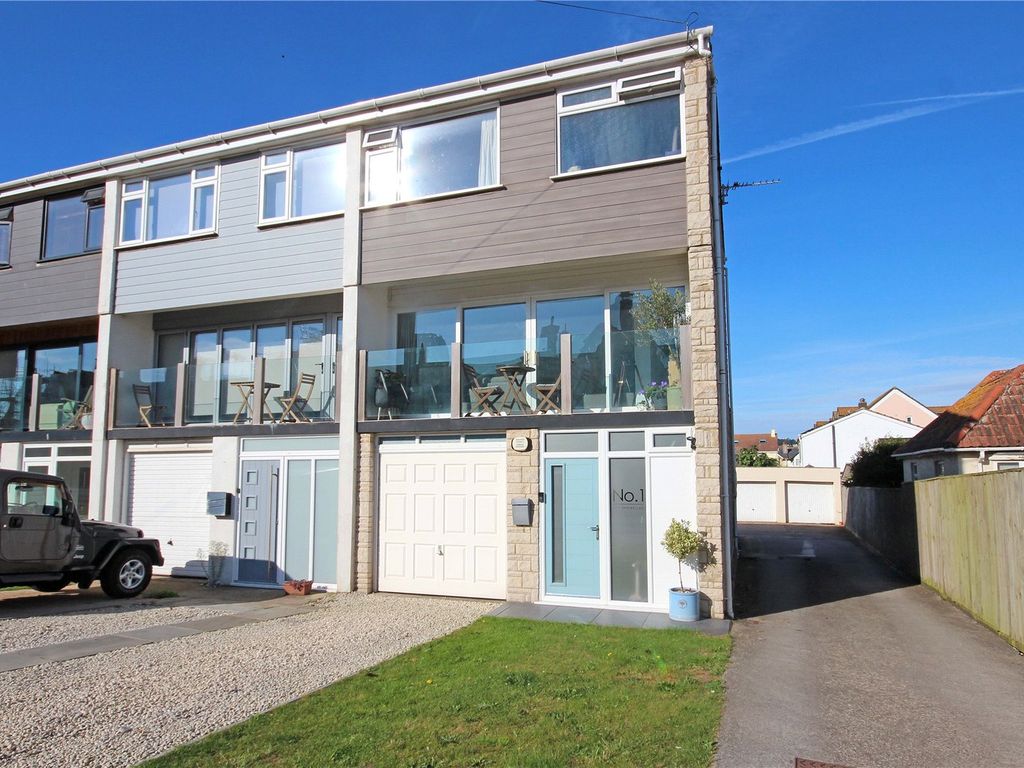 3 bed terraced house for sale in The Shoreline, Seaton, Devon EX12, £410,000