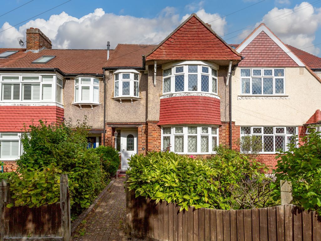 4 bed terraced house for sale in Woodland Way, Morden SM4, £600,000