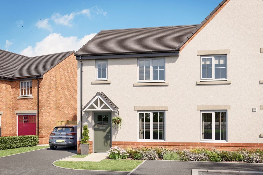 New home, 3 bed semi-detached house for sale in "The Gosford - Plot 67" at Anderton Green, Sutton Road, St Helens WA9, £229,995