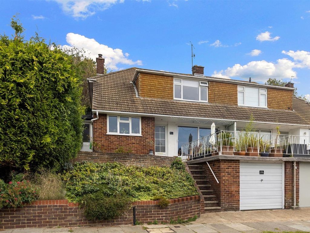 3 bed semi-detached house for sale in Bankside, Westdene, Brighton BN1, £525,000