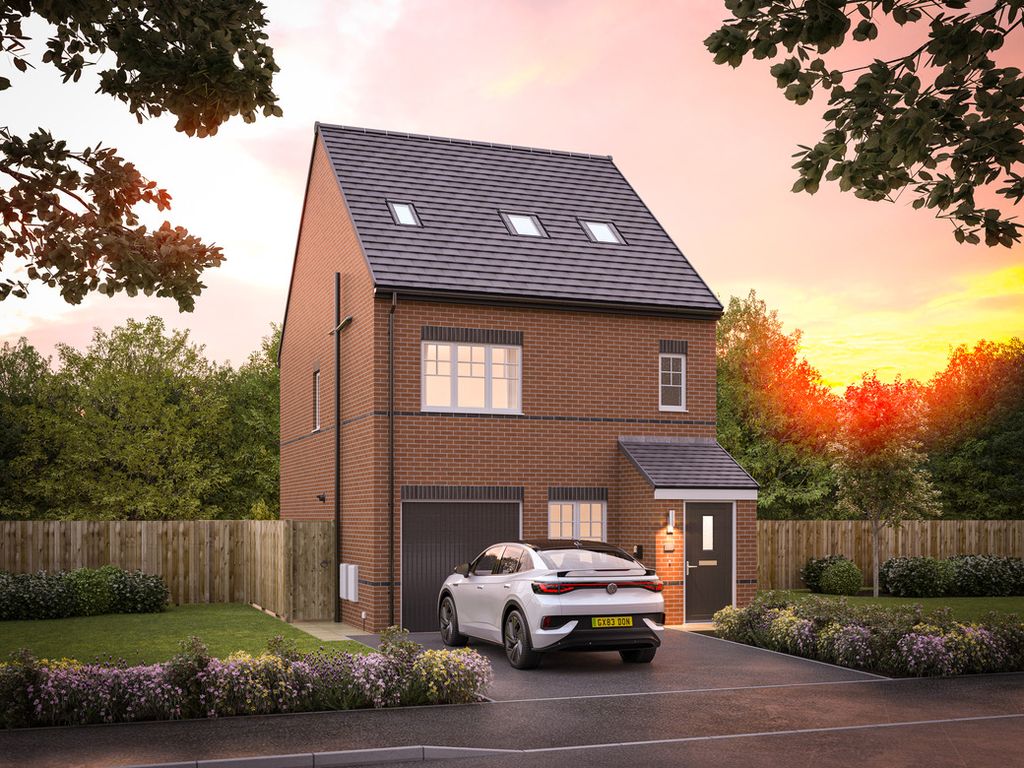 New home, 5 bed detached house for sale in "The Walburn" at Williamthorpe Road, North Wingfield, Chesterfield S42, £319,995