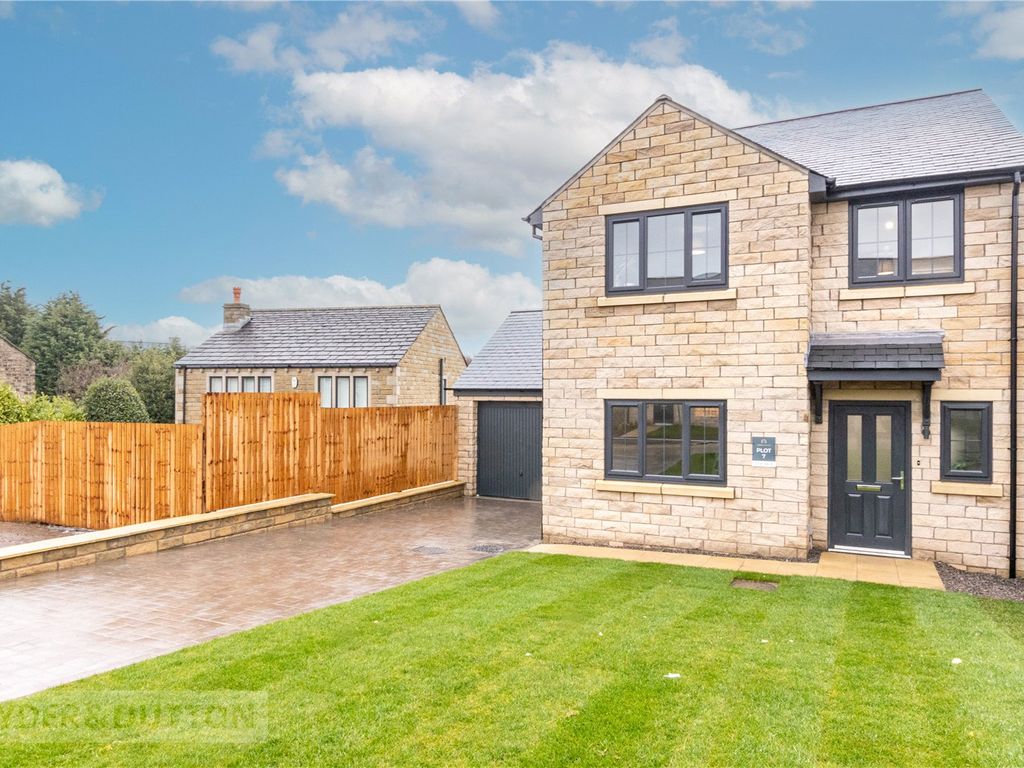 New home, 4 bed detached house for sale in Plot 3 Hollyfield View The Curbar, 6 Field View Drive, Huddersfield, West Yorkshire HD3, £345,000