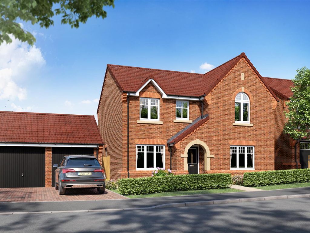 New home, 4 bed detached house for sale in Brierley Heath, Brand Lane, Stanton Hill, Sutton-In-Ashfield NG17, £418,495