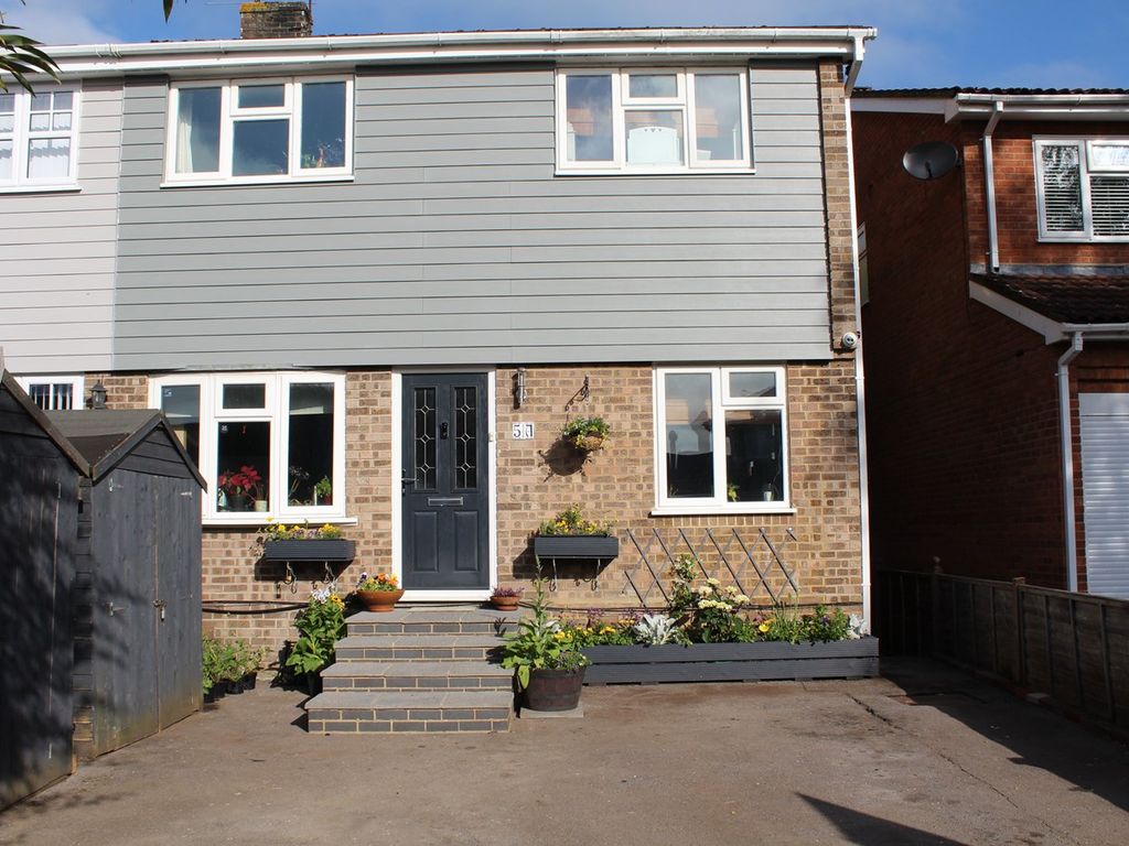 4 bed semi-detached house for sale in Chestnut Grove, Purley On Thames, Reading RG8, £475,000