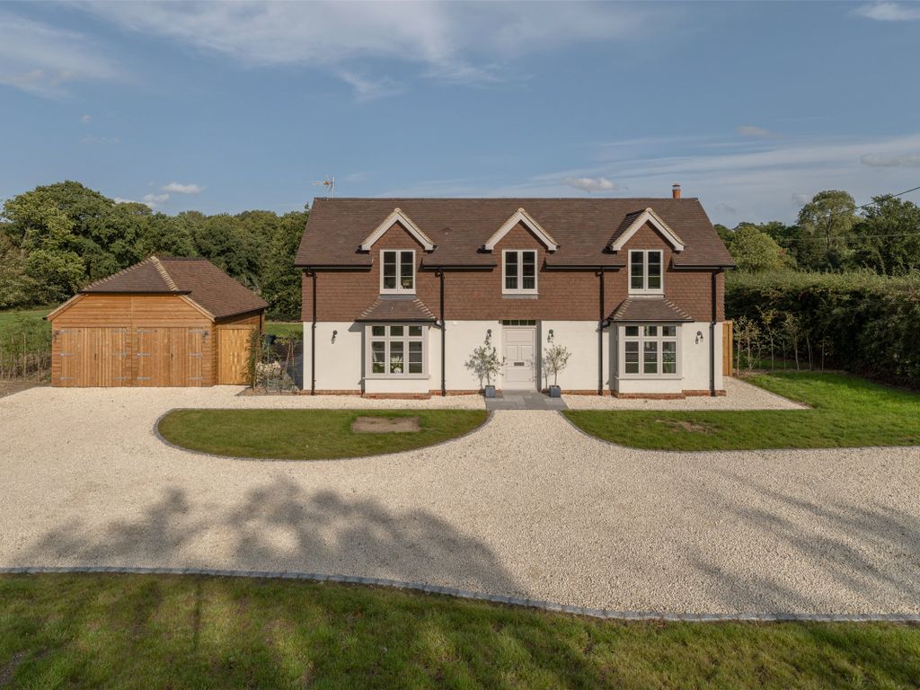 New home, 4 bed detached house for sale in Smalls Hill Road, Norwood Hill, Horley, Surrey RH6, £1,395,000